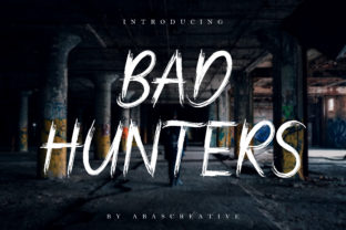 Bad Hunters: A Bold Brush Font for Dynamic Branding