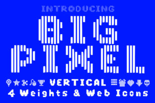 Big Pixel Vertical: A Bold Font for Modern Web Design
