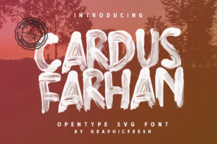 Cardus Brush: A Bold and Contemporary Display Font