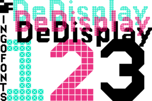 DeDisplay: A Bold and Playful Font for Creative Branding