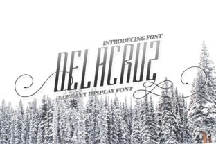 Delacruz: A Bold and Charming Display Font for Branding