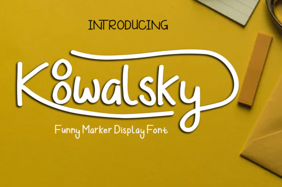 Discover Koowalsky: A Bold and Adventurous Display Font