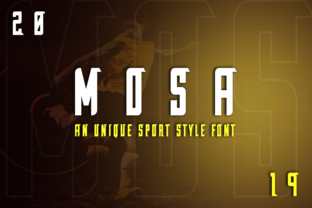 Discover Mosa: A Modern Display Typeface for Editorial Design