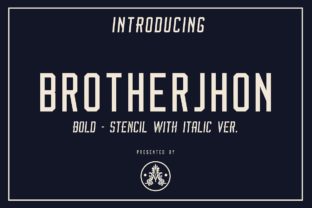 Discover the Versatility of Brother Jhon Duo Font