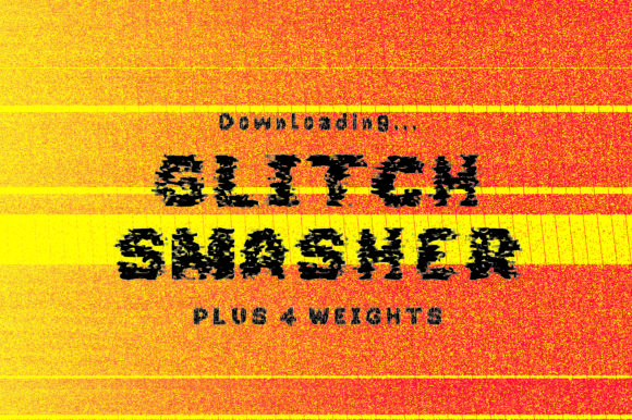 Glitch Smasher: A Bold and Edgy Display Font