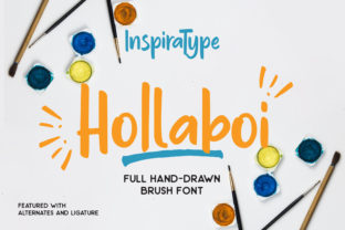 Hollaboi: A Whimsical Display Font for Creative Web Design