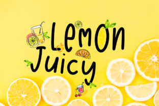 Lemon Juicy: A Whimsical Display Font for Creative Branding