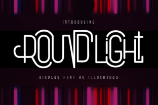 Round Light: A Playful Display Font for Creative Web Design
