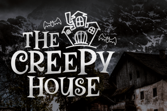 Spooky Elegance: The Creepy House Font for Crafters