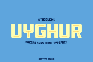 Uyghur: A Bold and Fun Retro Font for Modern Web Design